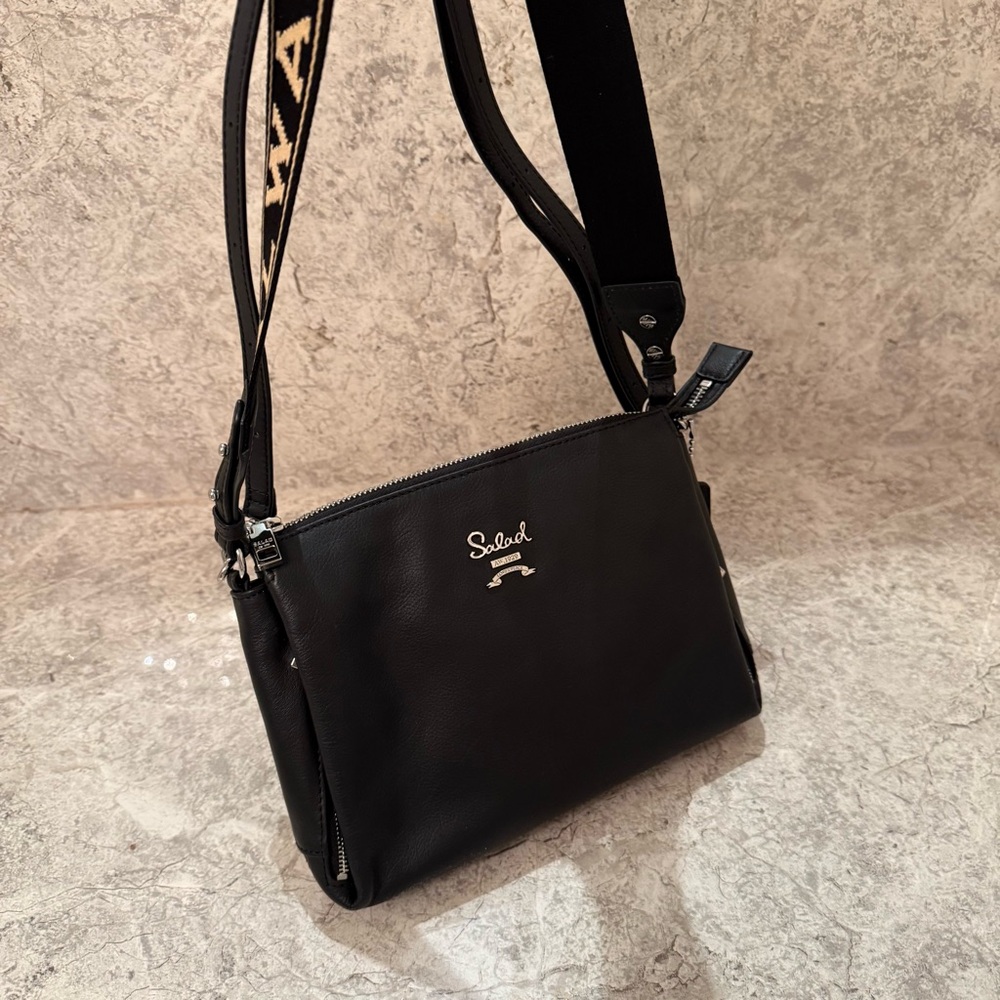 Salad Black Crossbody Bag